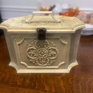 Vintage Ornate Sewing Box